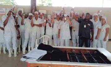 No Dia Internacional da Mulher, Sindicarne distribuiu brinde às trabalhadoras